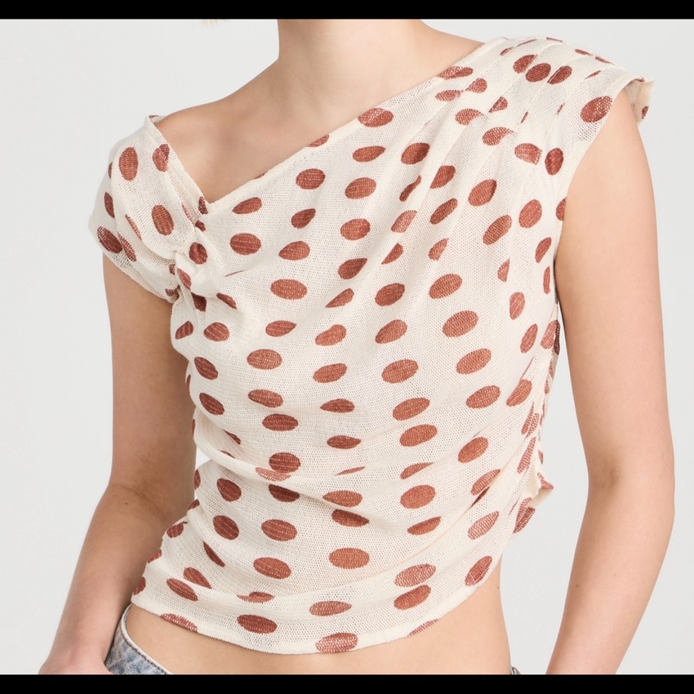 Free People Printed Luna Top